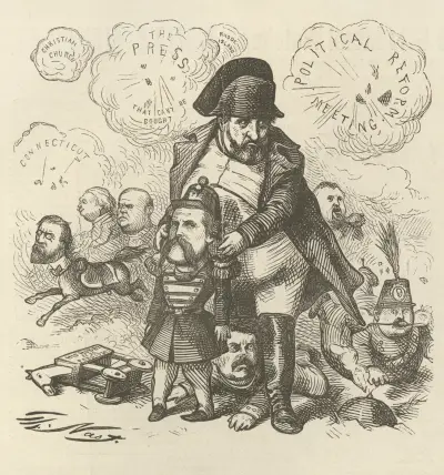The baptism of fire von Thomas Nast