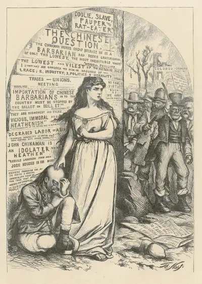 Den kinesiska frågan av Thomas Nast