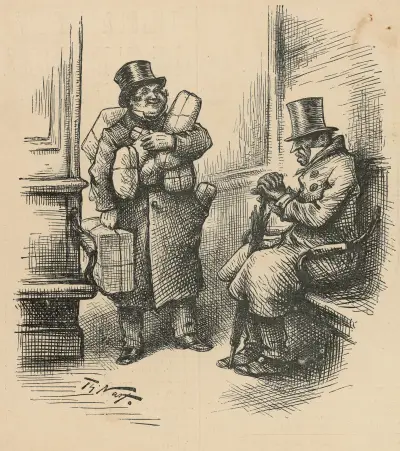 The domestic express av Thomas Nast
