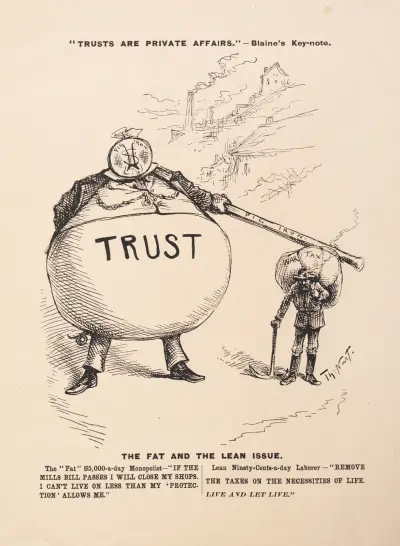 Den fete och den magre av Thomas Nast