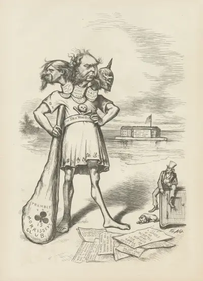 Uncle Sams likgiltighet av Thomas Nast