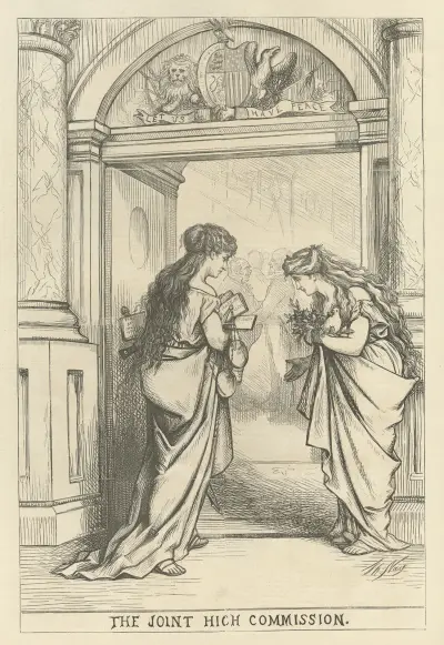 The joint high commission av Thomas Nast