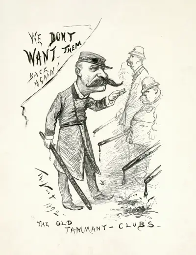 The old Tammany-Clubs av Thomas Nast
