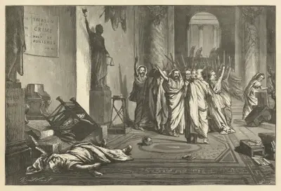 Den falske Caesarins politiska död av Thomas Nast