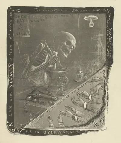 Den självförvållade epidemin härjar nu av Thomas Nast