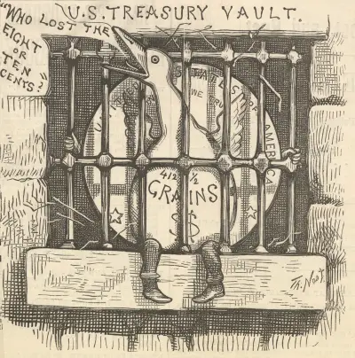 Den 'silvervansinnige' inte riktigt lös än av Thomas Nast