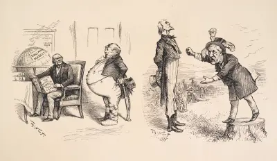 The two Gladstones av Thomas Nast