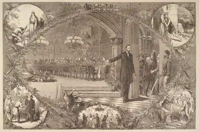 Unionens juldagsmiddag av Thomas Nast