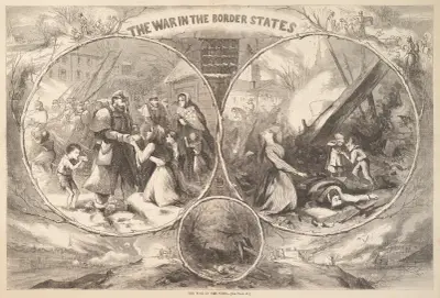 The war in the West. War in the Border States av Thomas Nast