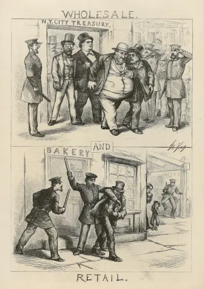 Partihandel och detaljhandel av Thomas Nast