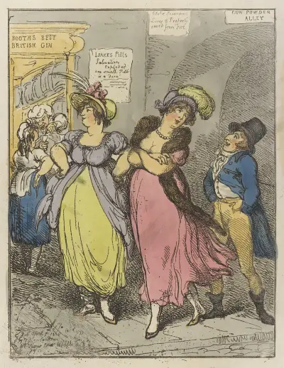 Ett par citronfjärilar av Thomas Rowlandson