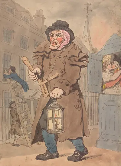 A brace of public guardians av Thomas Rowlandson