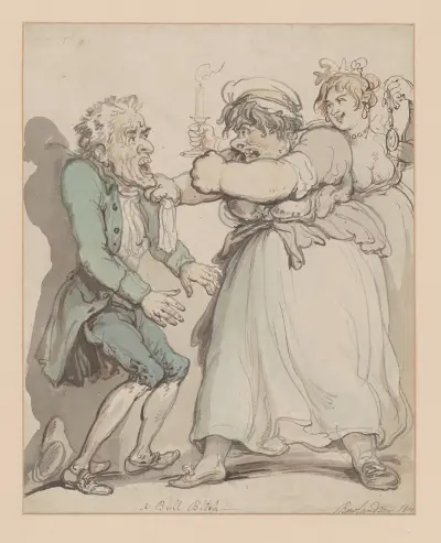 A bull bitch av Thomas Rowlandson