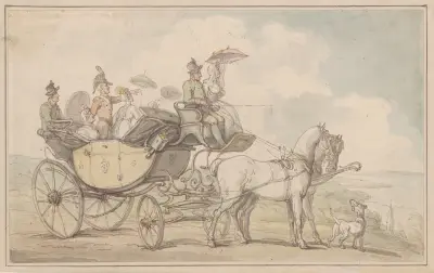 Ett vagnsällskap av Thomas Rowlandson