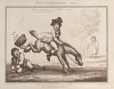 A Civilian !! av Thomas Rowlandson