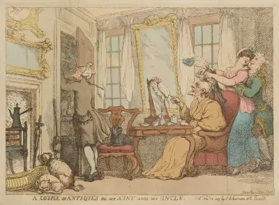 A couple of antiques, or My aunt and my uncle, Thomas Rowlandson