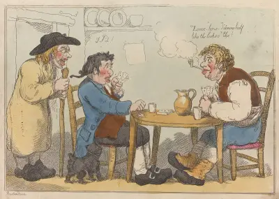 Ett parti put i en lantkrog av Thomas Rowlandson