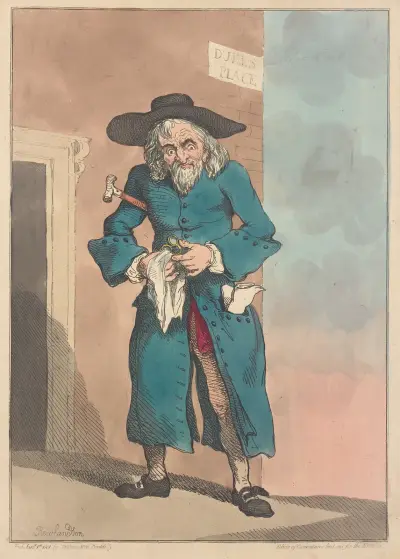 A jew broker von Thomas Rowlandson
