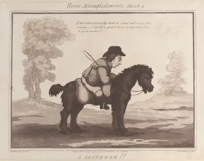 A Loiterer !!, Thomas Rowlandson