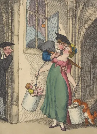 A milk sop, Thomas Rowlandson