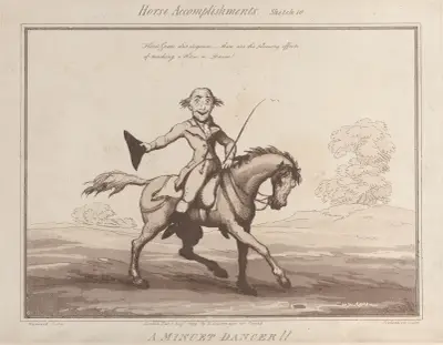 A Minuet Dancer !!, Thomas Rowlandson