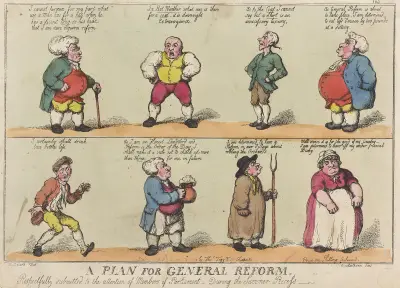 A plan for general reform, respectfully submitted to the attention of members of Parliament – during the Summer Recess, Thomas Rowlandson