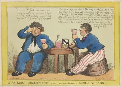 A sailors observation on the lamented death of Lord Nelson av Thomas Rowlandson