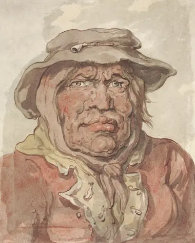 En soldats änka av Thomas Rowlandson