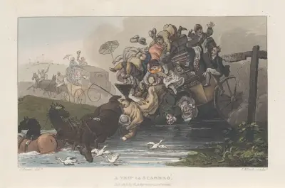 A Trip to Scarbro’, Thomas Rowlandson