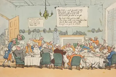 A two o’clock ordinary, Thomas Rowlandson