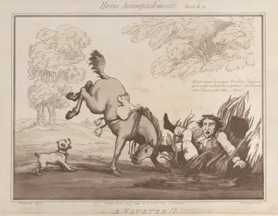 A Vaulter, Thomas Rowlandson