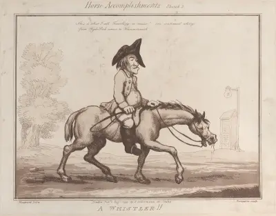 A Whistler !! av Thomas Rowlandson