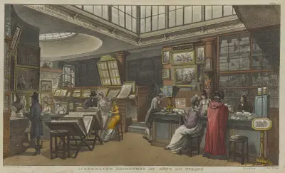 Ackermann’s Repository of Arts, 101 Strand, Thomas Rowlandson