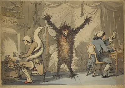 Ague & fever av Thomas Rowlandson