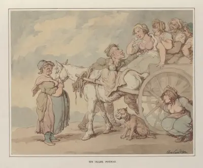 An Irish picnic av Thomas Rowlandson