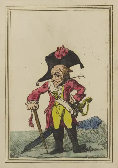 Any thing will do for an officer av Thomas Rowlandson