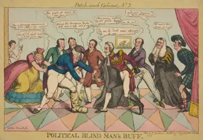 Arthur Aimwell, Patch-work cabinet, Thomas Rowlandson