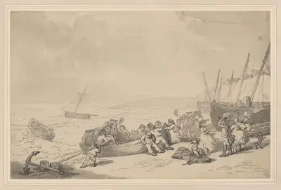 At Brighton av Thomas Rowlandson