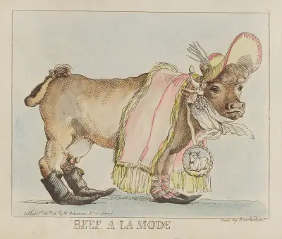 Beef a la mode av Thomas Rowlandson
