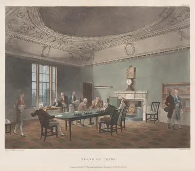 Board of Trade av Thomas Rowlandson
