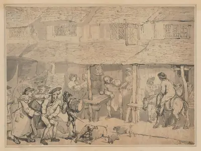 Bodmin, Cornwall av Thomas Rowlandson