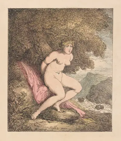Bound Nymph, Thomas Rowlandson