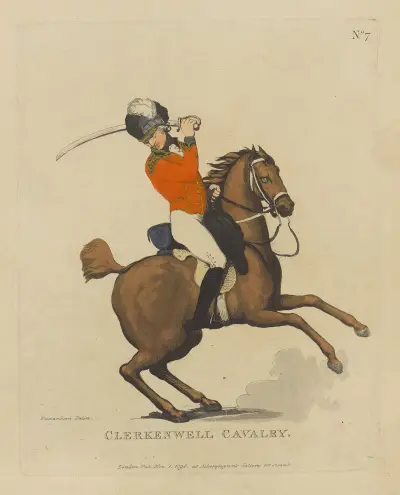 Clerkenwell Cavalry, Thomas Rowlandson