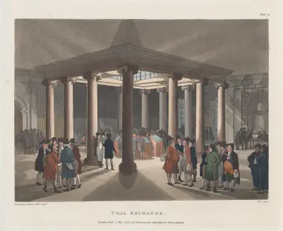 Kolbörsen av Thomas Rowlandson