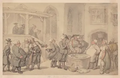 College dons; Epicures av Thomas Rowlandson