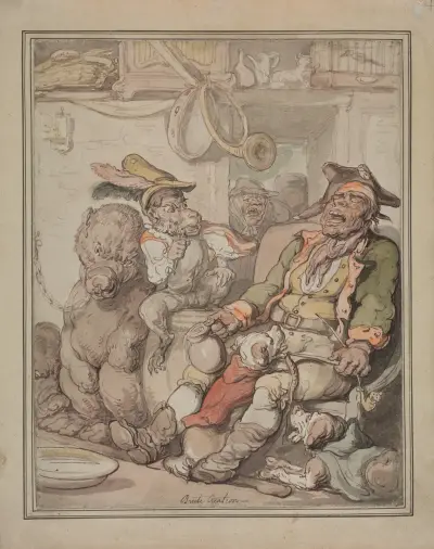 Comparative Anatomy Study av Thomas Rowlandson
