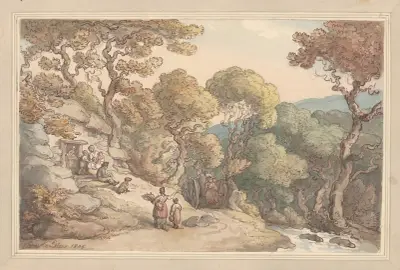 Country scene in Cumberland, Thomas Rowlandson