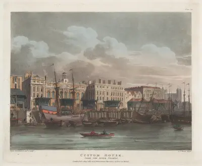 Custom House av Thomas Rowlandson
