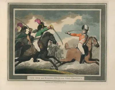 Cut One and Horses Head near Side, Protect av Thomas Rowlandson