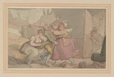 Välförtjänt straff av Thomas Rowlandson